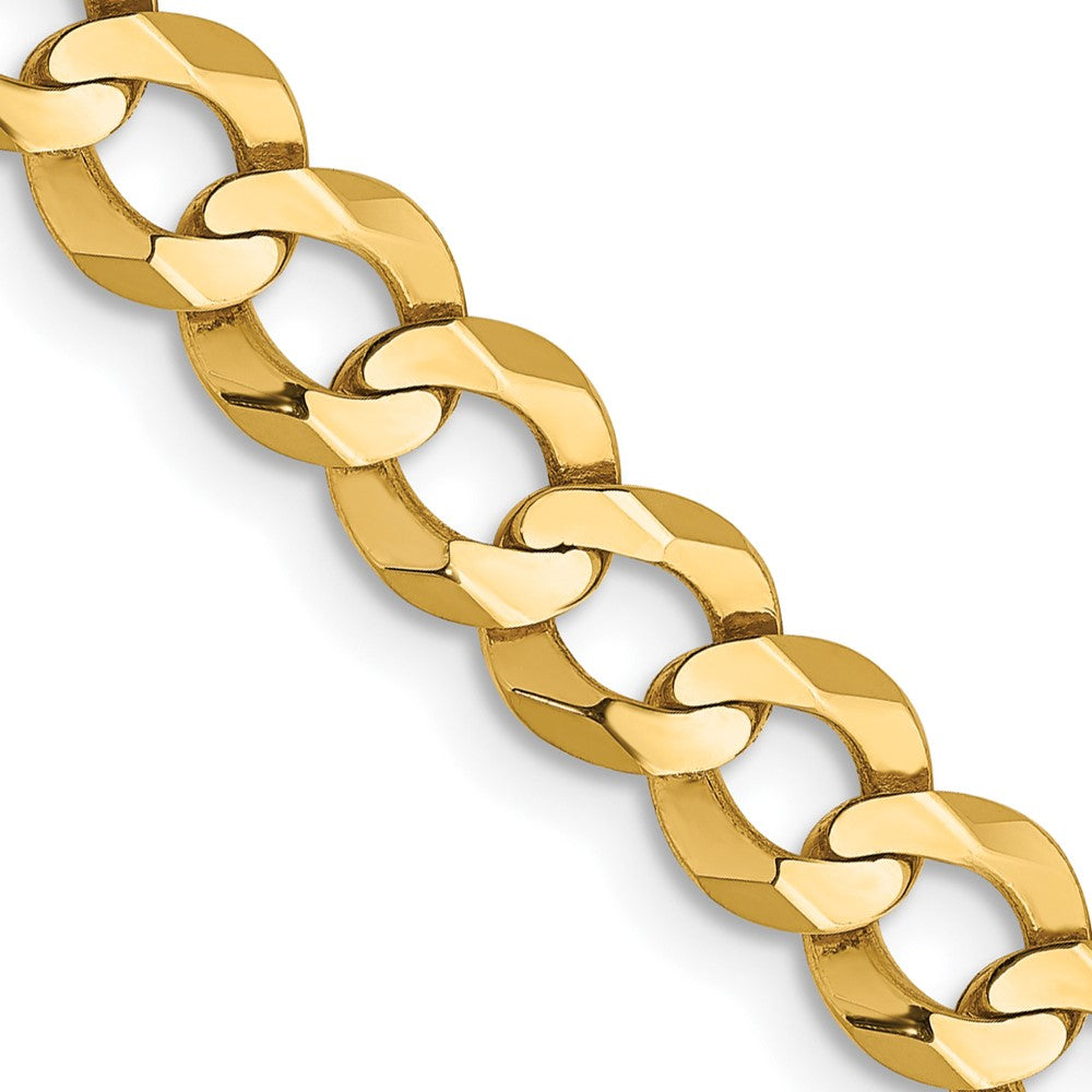 14k 5.9mm Lightweight Flat Cuban Chain (15.33 grams)