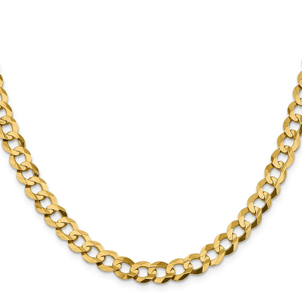 14k 8.3mm Lightweight Flat Cuban Chain (30.70 grams)
