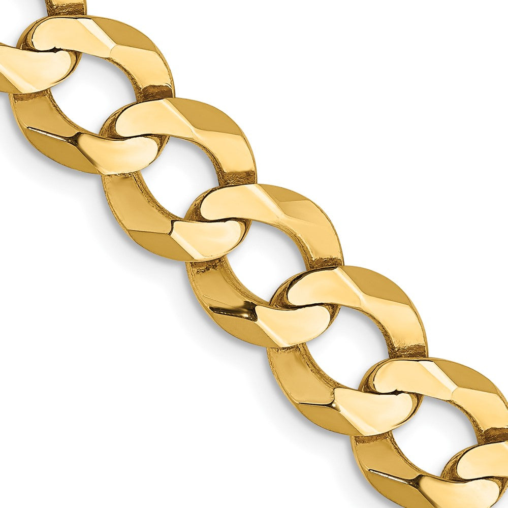 14k 8.3mm Lightweight Flat Cuban Chain (30.70 grams)