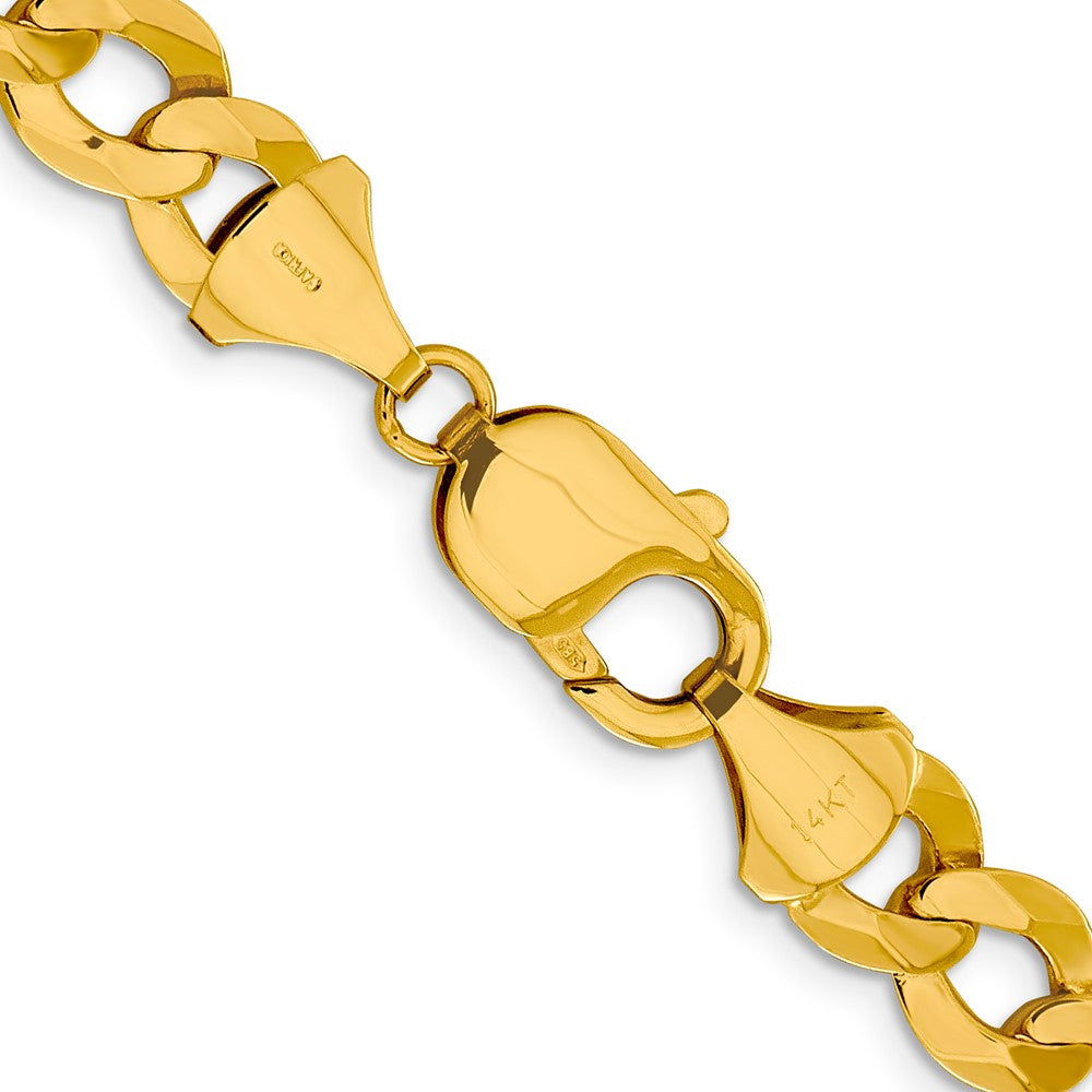 14k 9.4mm Lightweight Flat Cuban Chain (43.71 grams)