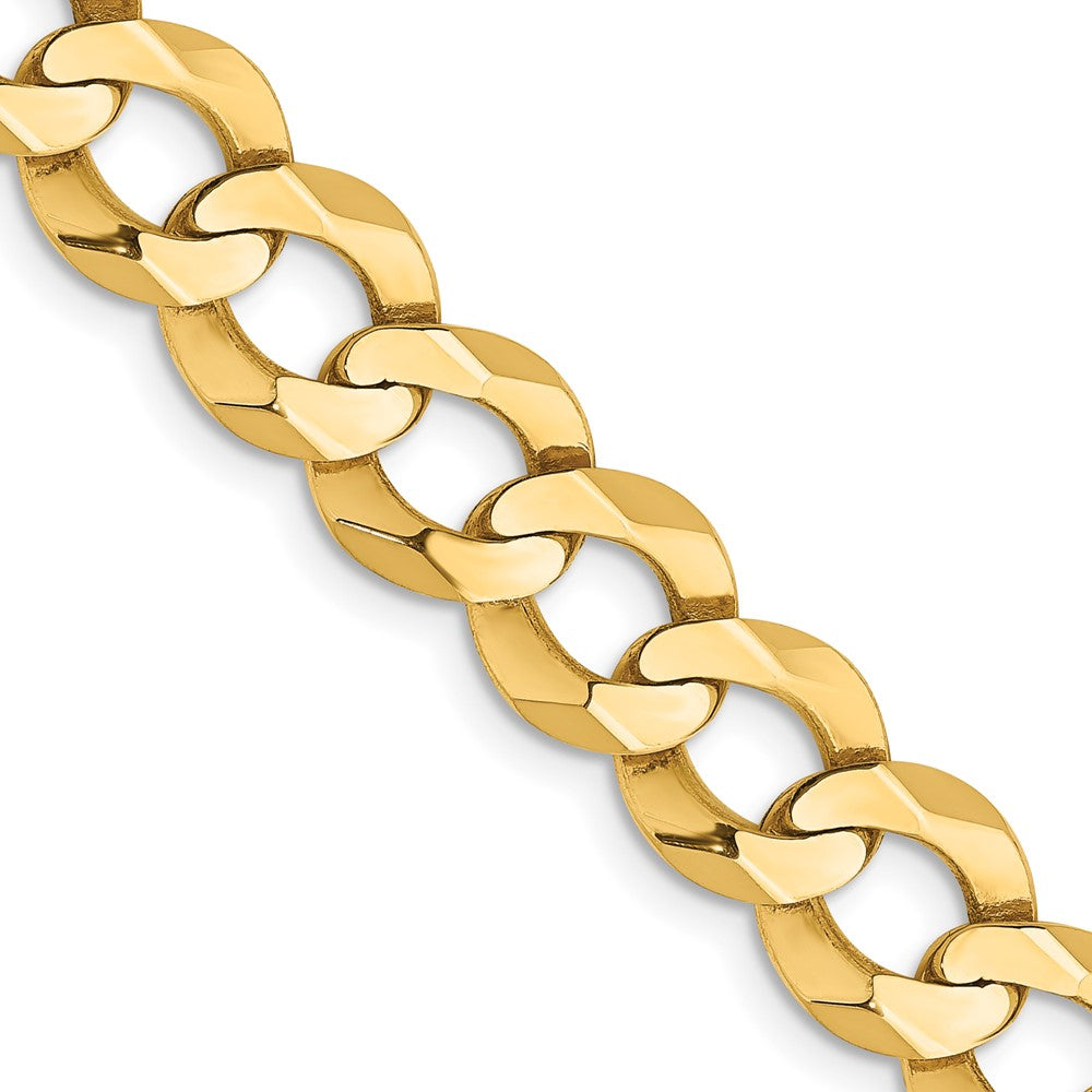 14k 9.4mm Lightweight Flat Cuban Chain (43.71 grams)