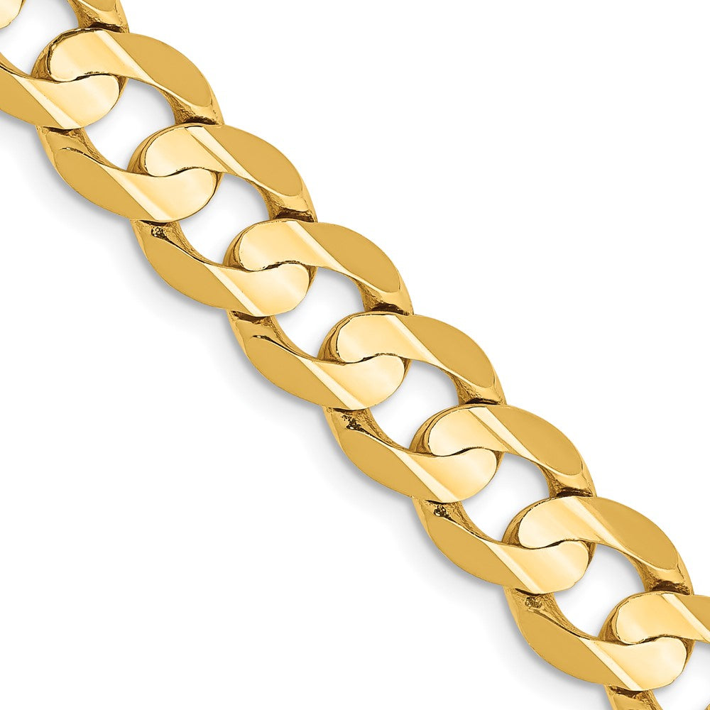 14k 7.5mm Open Concave Curb Chain (33.75 grams)