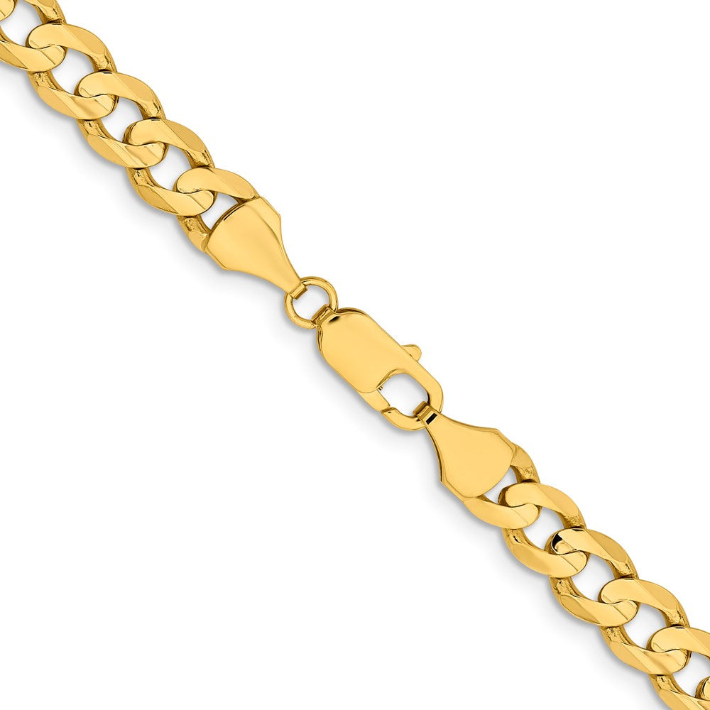 14k 8.5mm Open Concave Curb Chain (39.13 grams)