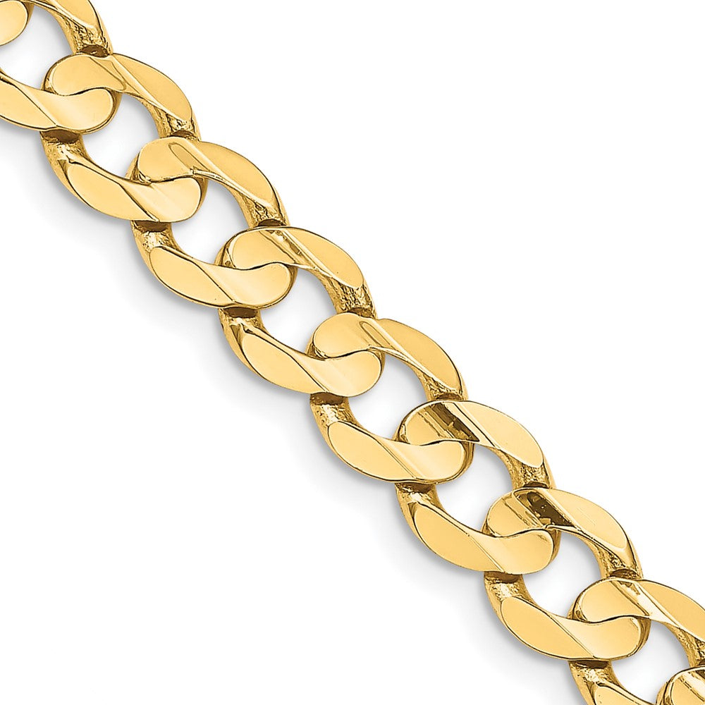 14k 8.5mm Open Concave Curb Chain (39.13 grams)