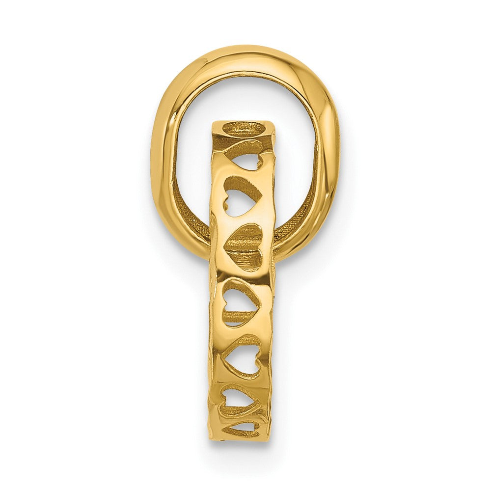 Leslie's 14K Polished and Diamond-cut Circle Pendant (1.81 grams)