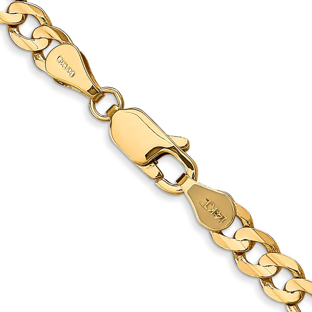 14k 4.5mm Concave Open Figaro Chain (11.79 grams)