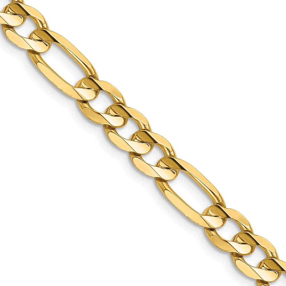 14k 6.75mm Concave Open Figaro Chain (24.03 grams)