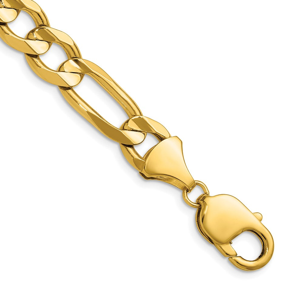 14k 10.0mm Concave Open Figaro Chain (71.93 grams)