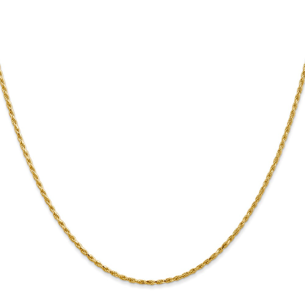 14k 1.3mm Solid D/C Machine-Made Chain (2.81 grams)