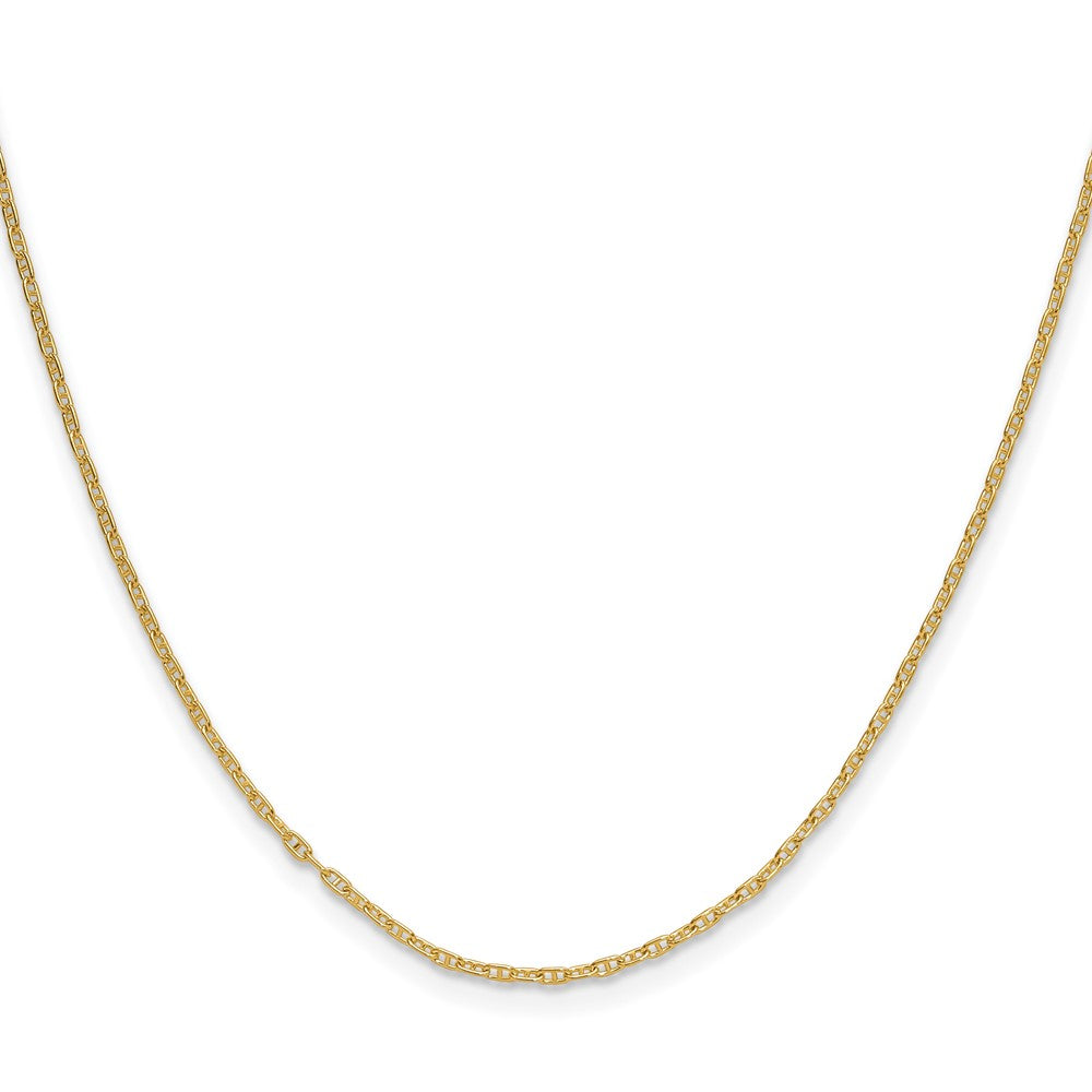 14k 1.5mm Mariners Link Chain (2.24 grams)