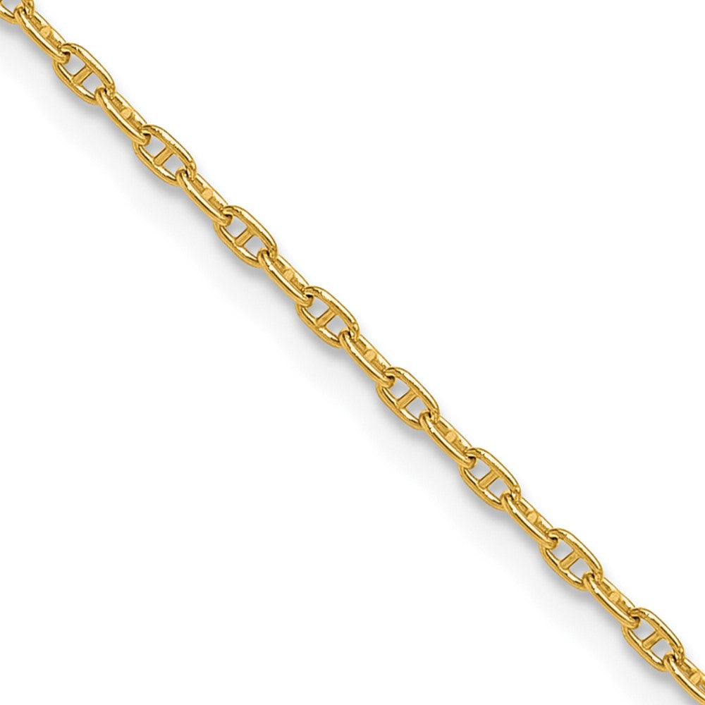 14k 1.5mm Mariners Link Chain (2.24 grams)