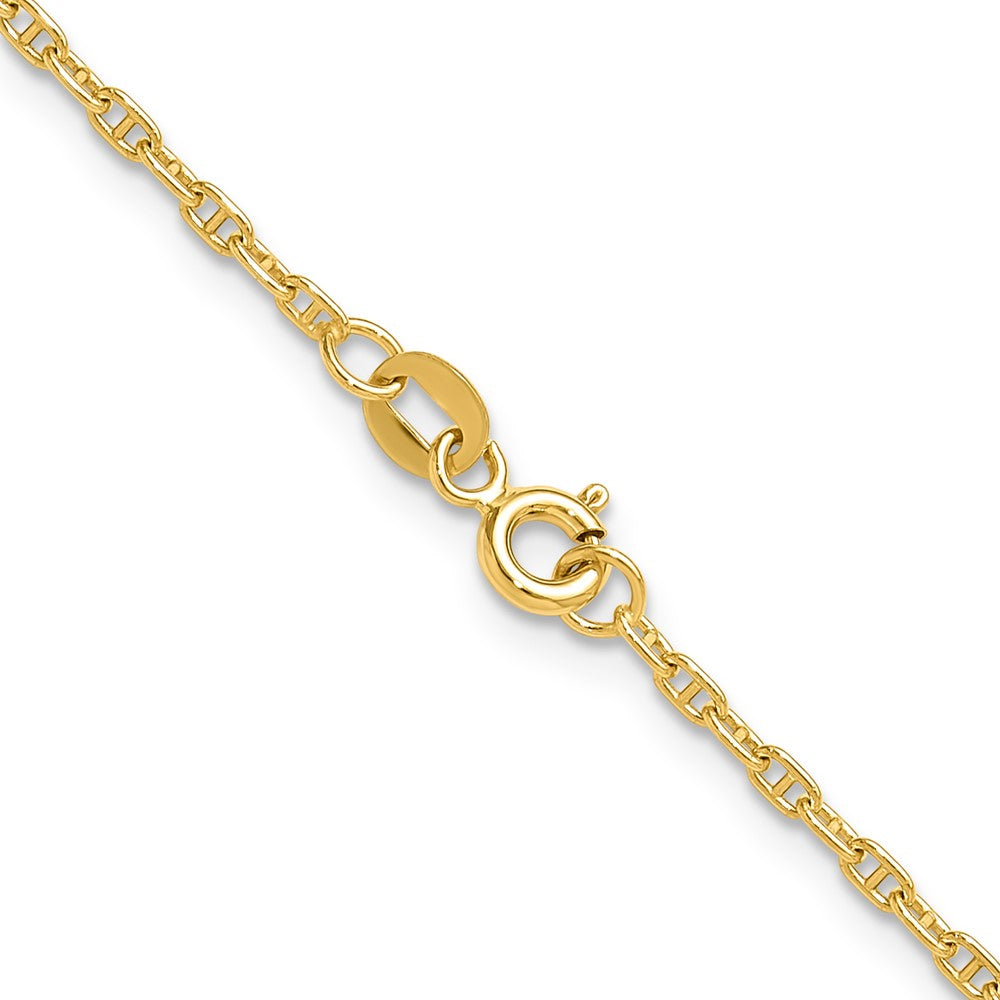 14k 1.8mm Mariners Link Chain (3.42 grams)