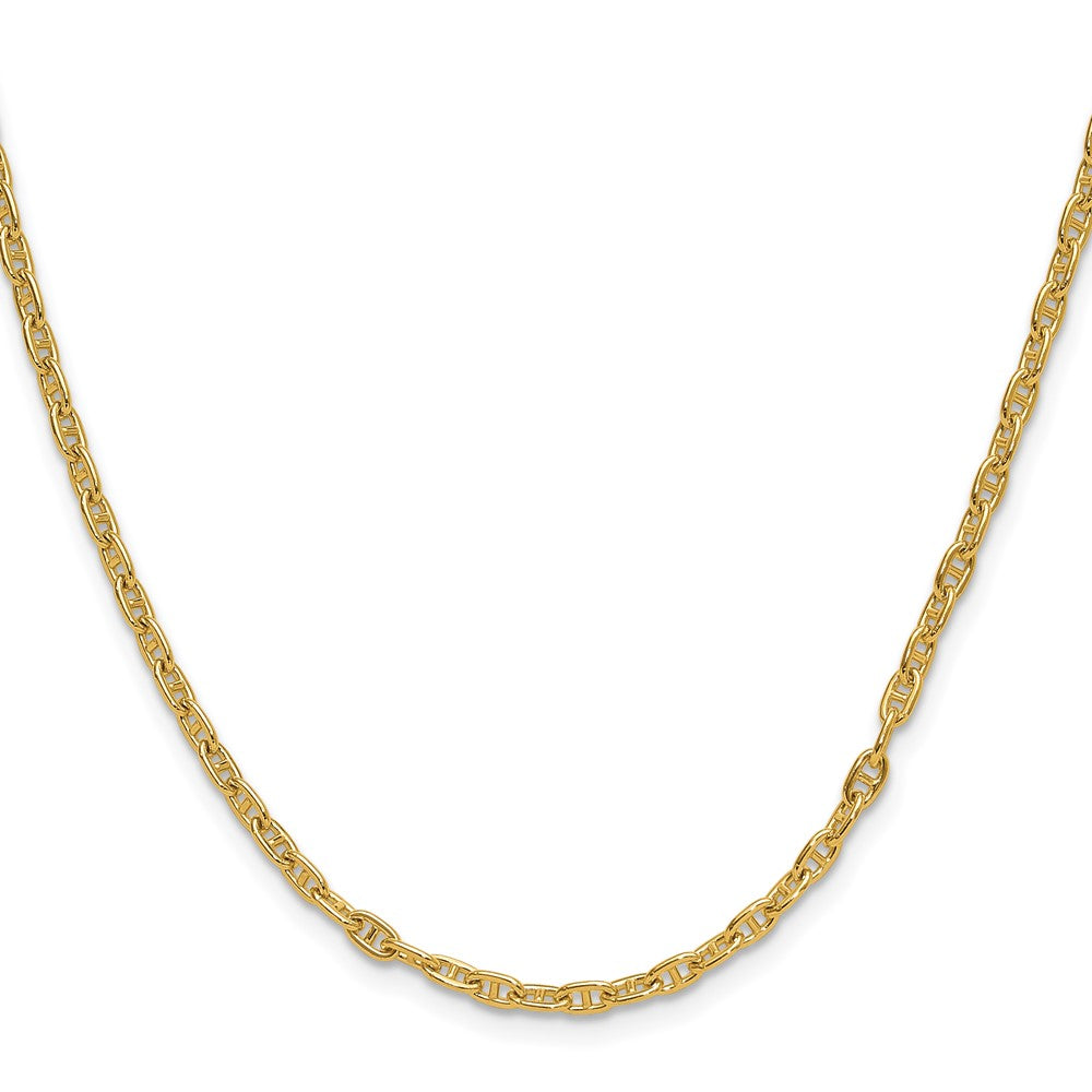 14k 3.0mm Mariners Link Chain (9.62 grams)