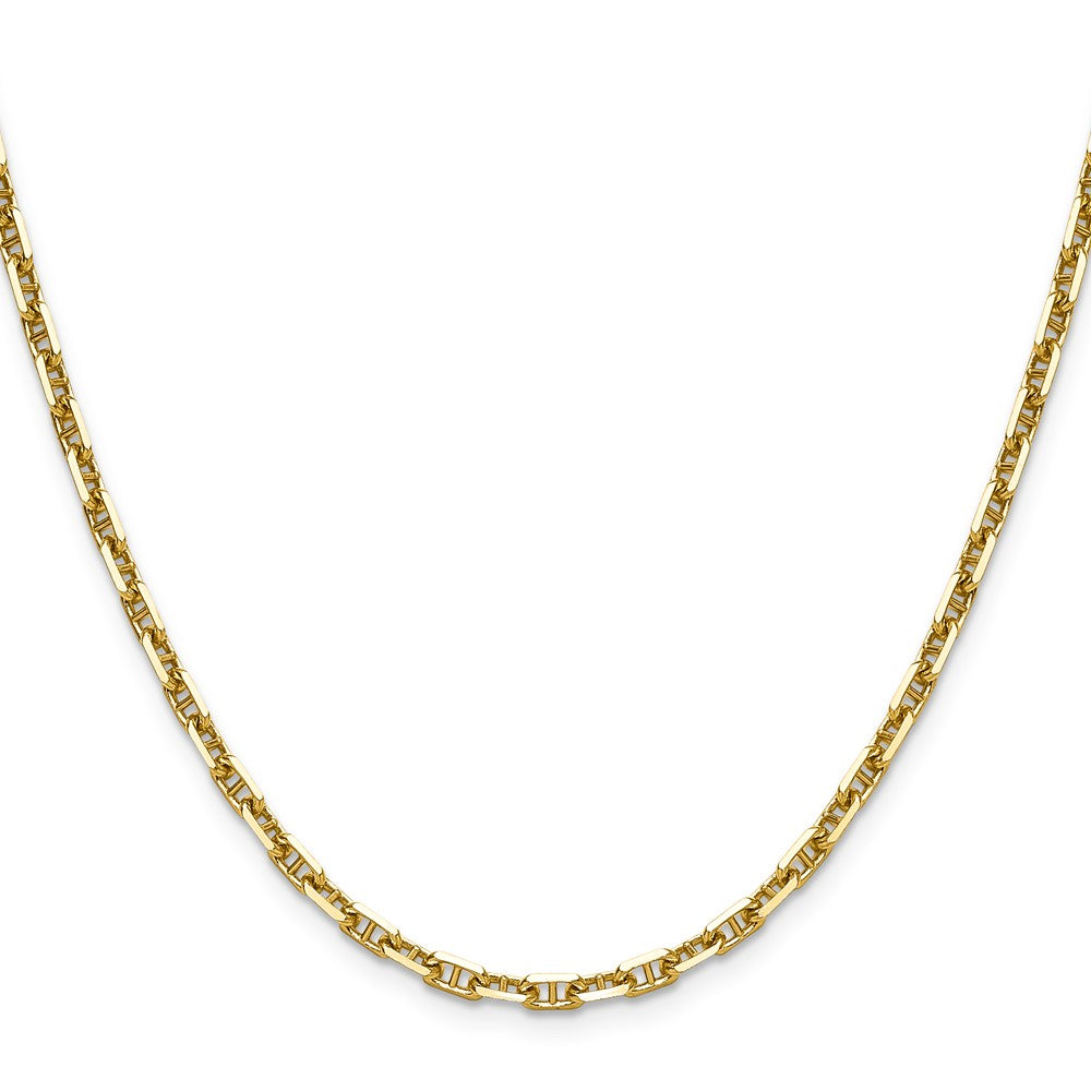 14k 3.5mm D/C Mariner Anchor Chain (11.07 grams)
