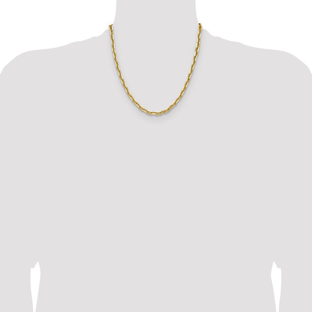 14k 5.7mm D/C Mariner Anchor Chain (28.74 grams)