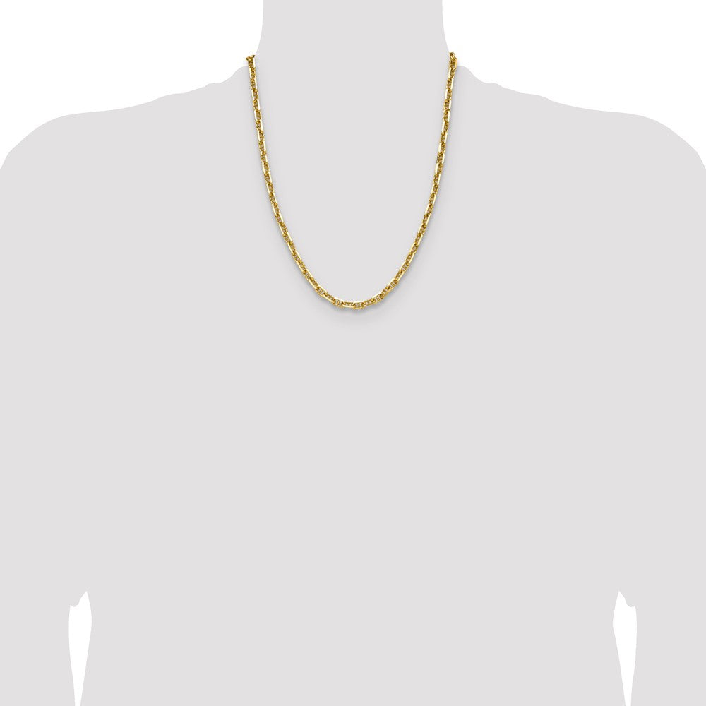 14k 5.7mm D/C Mariner Anchor Chain (28.74 grams)