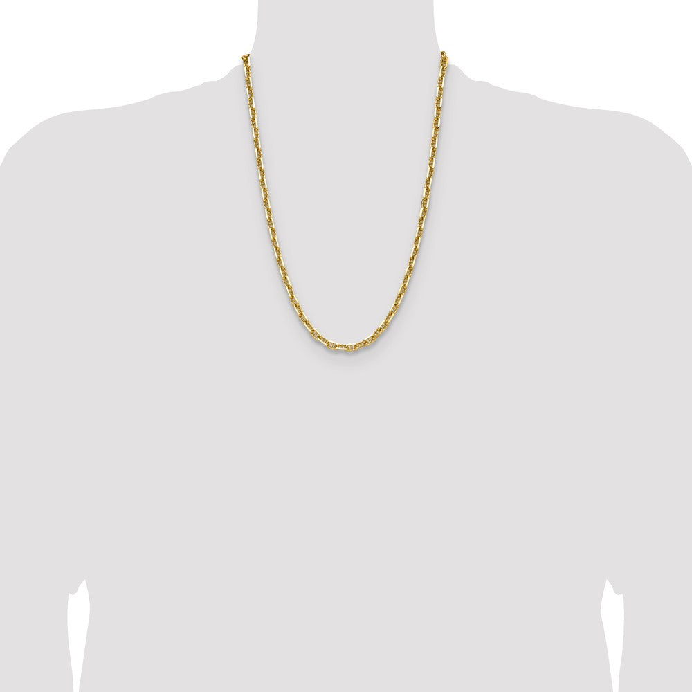 14k 5.7mm D/C Mariner Anchor Chain (28.74 grams)