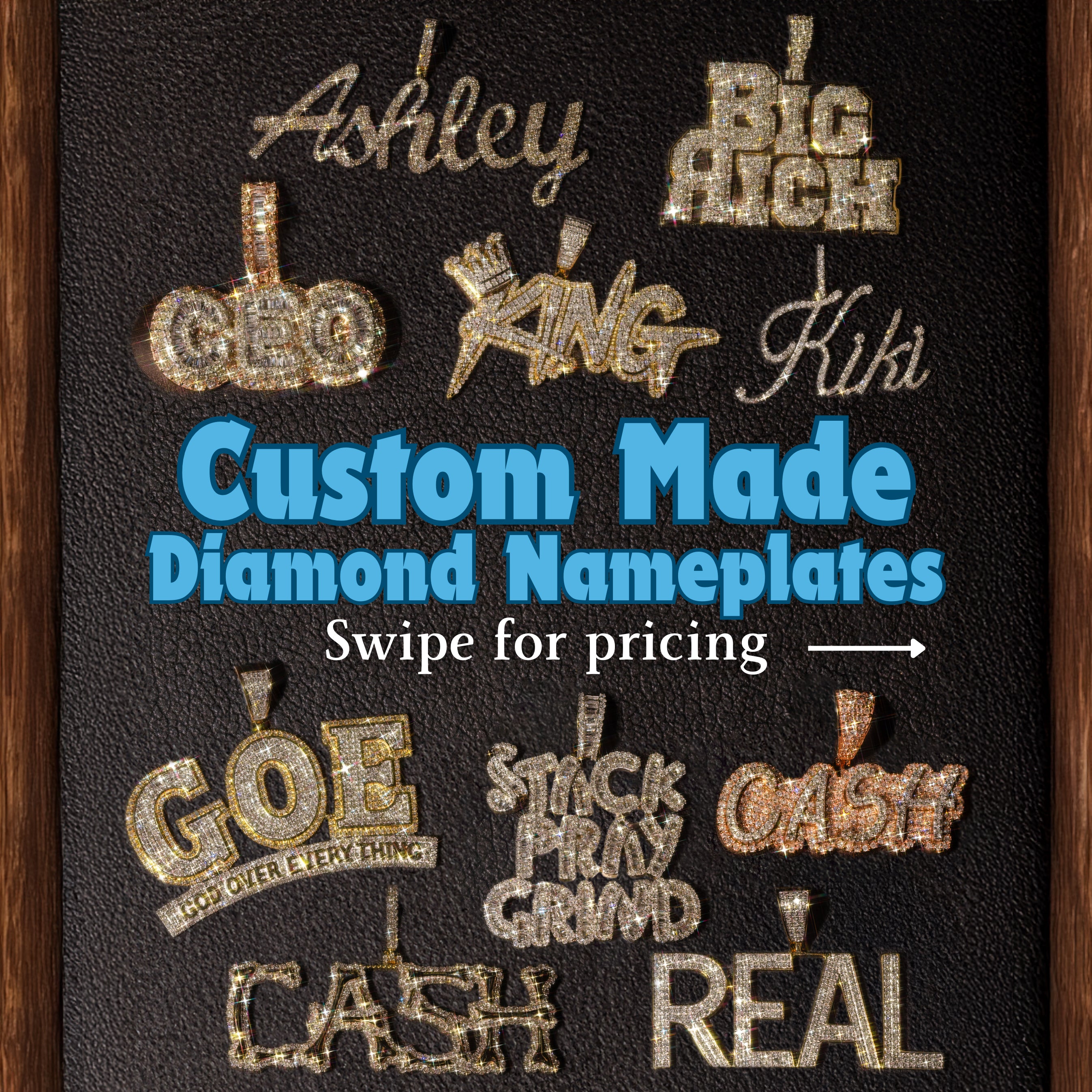 Custom Diamond Nameplates