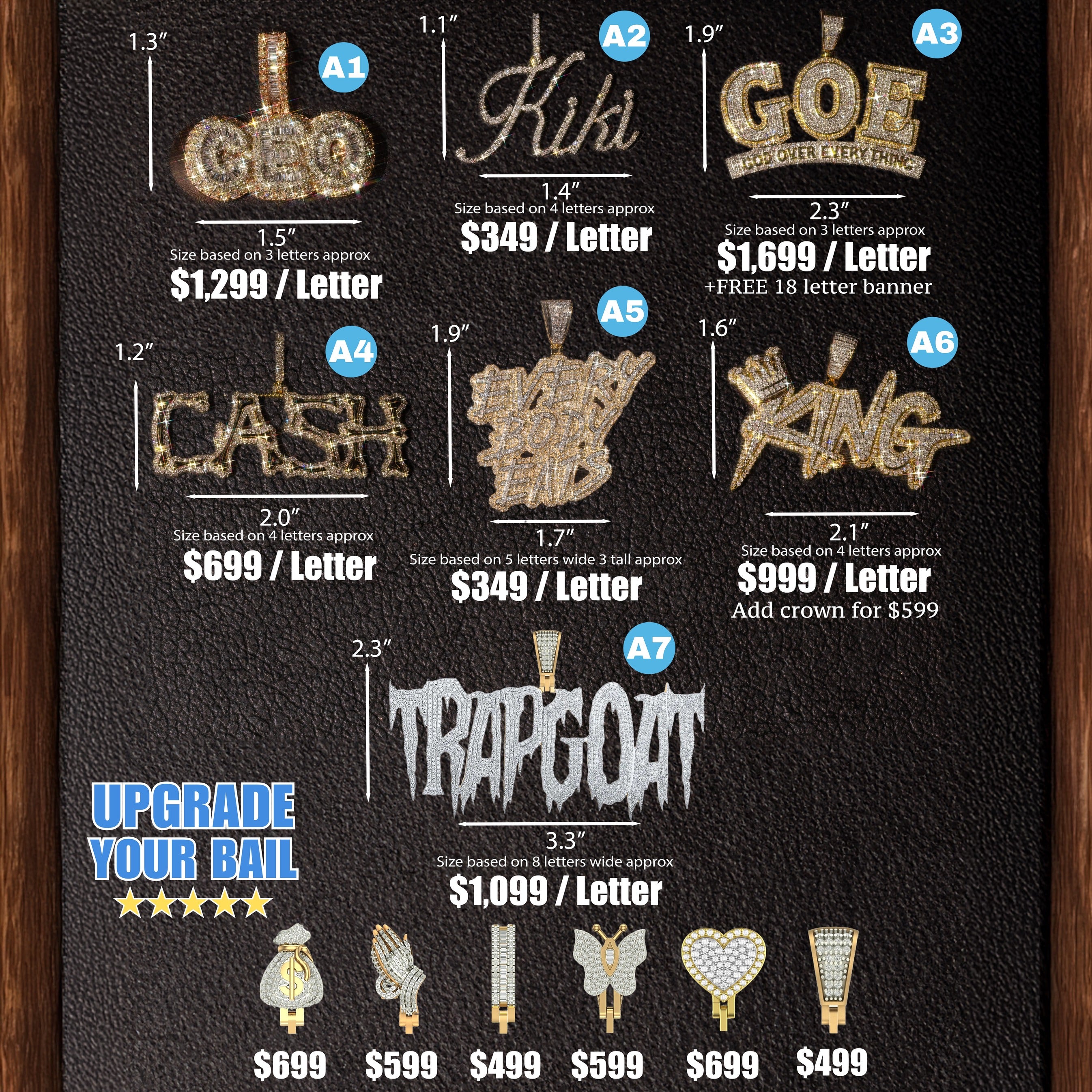 Custom Diamond Nameplates