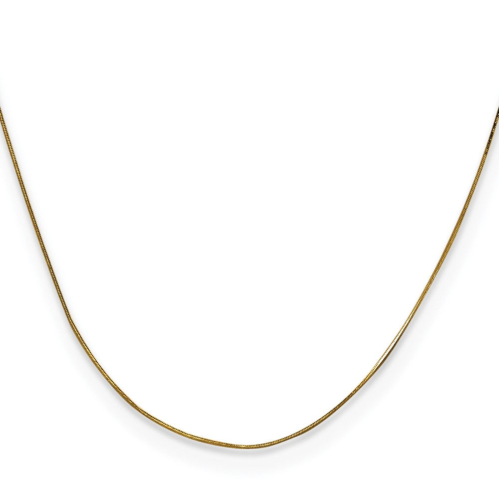 14k .5mm Octagonal Snake Chain (1.65 grams)
