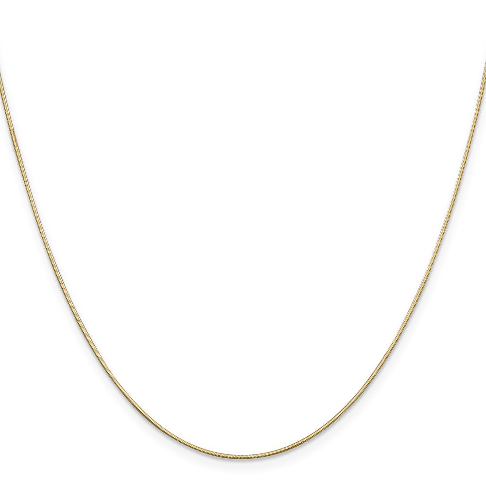 14k .6mm Octagonal Snake Chain (2.14 grams)