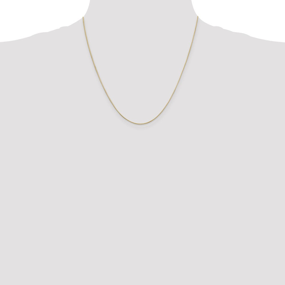 14k .6mm Octagonal Snake Chain (2.14 grams)