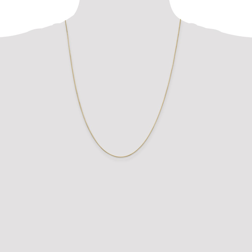14k .6mm Octagonal Snake Chain (2.14 grams)
