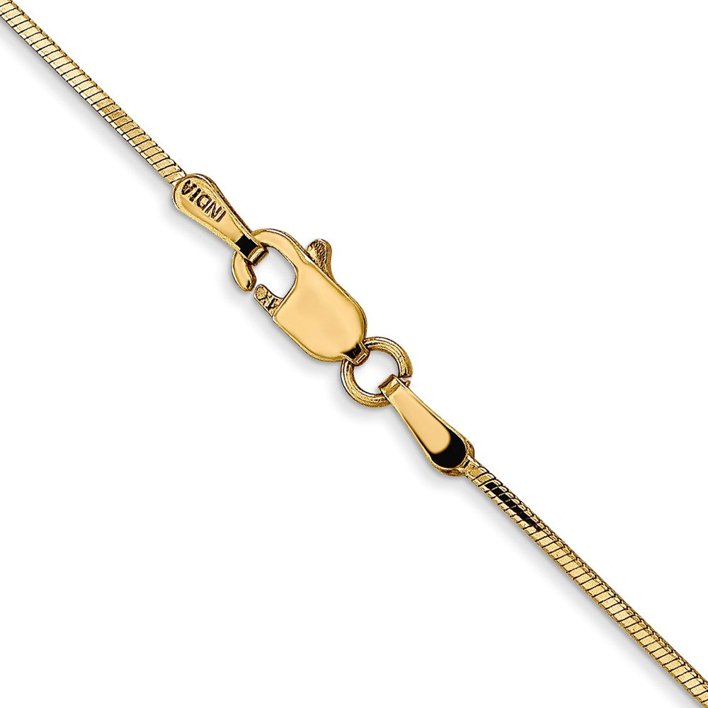 14k .9mm Octagonal Snake Chain (3.95 grams)