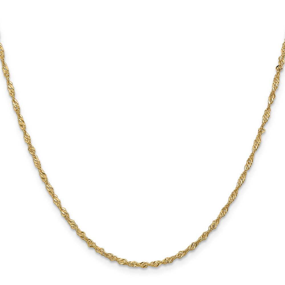 14k 1.70mm Singapore Chain (2.40 grams)