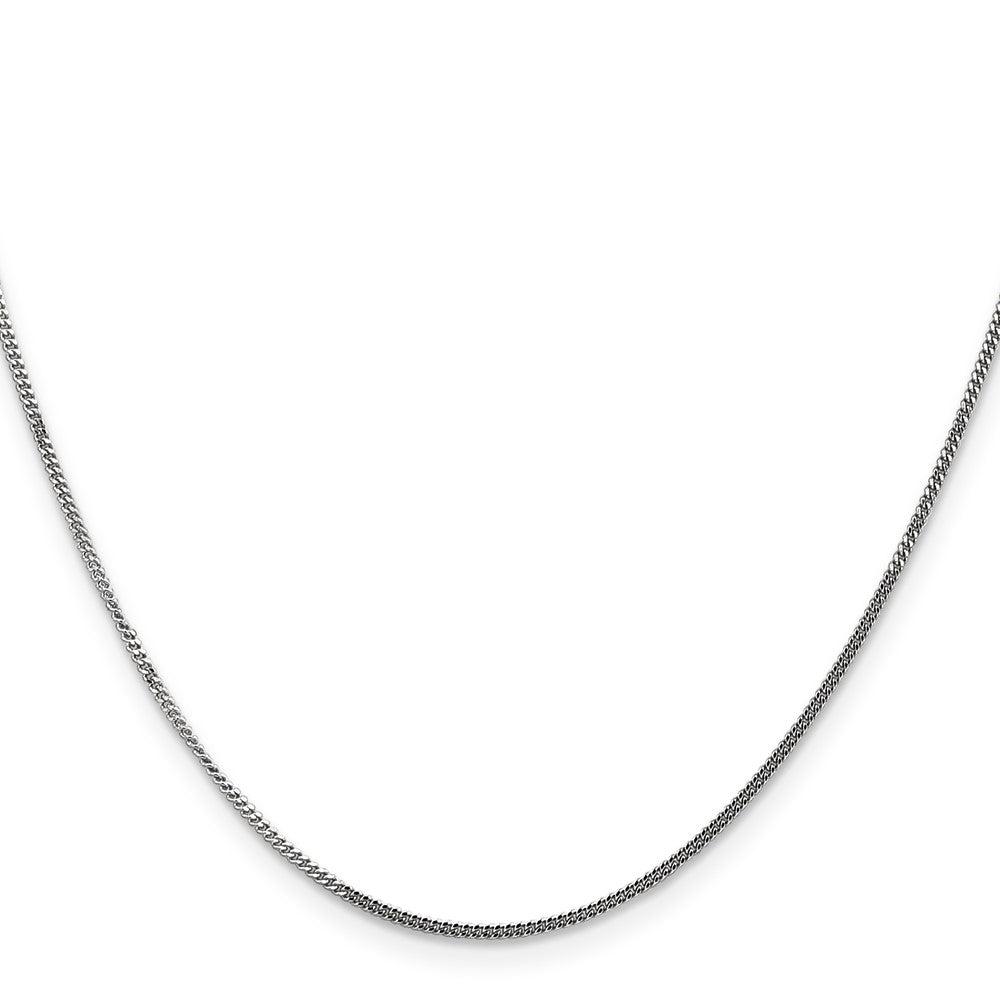 14k WG 1.3mm Curb Pendant Chain (1.99 grams)