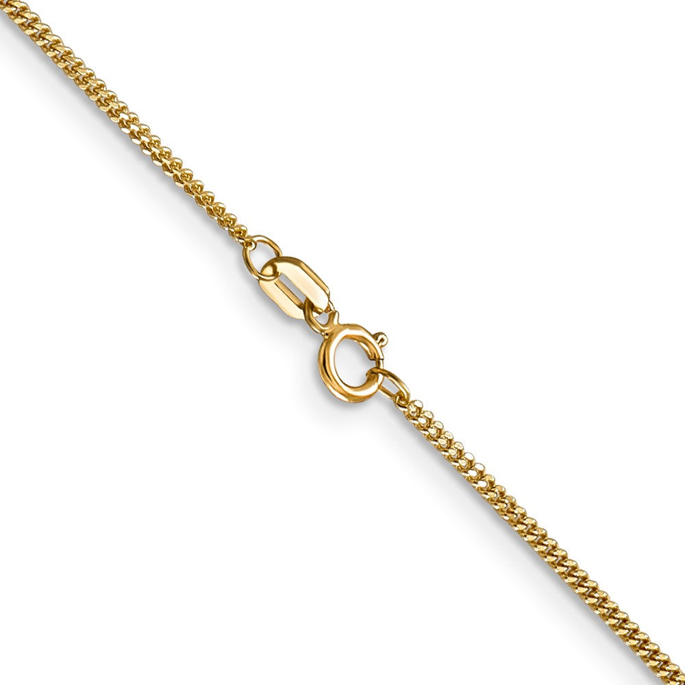14k 1.3mm Curb Pendant Chain (2.14 grams)