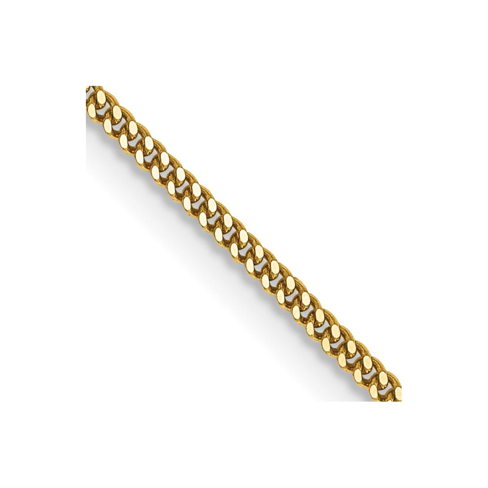 14k 1.3mm Curb Pendant Chain (2.14 grams)