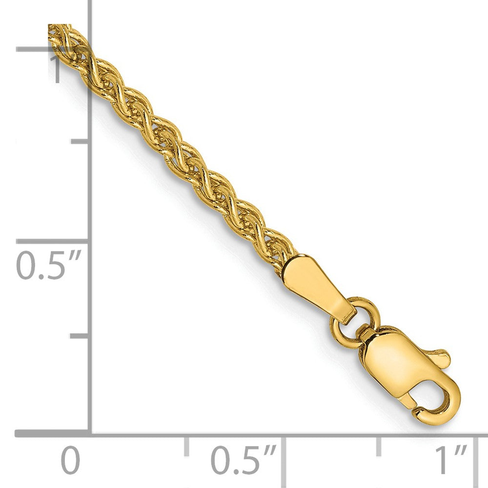 14k 2.1mm Spiga Chain Bracelet (3.31 grams)