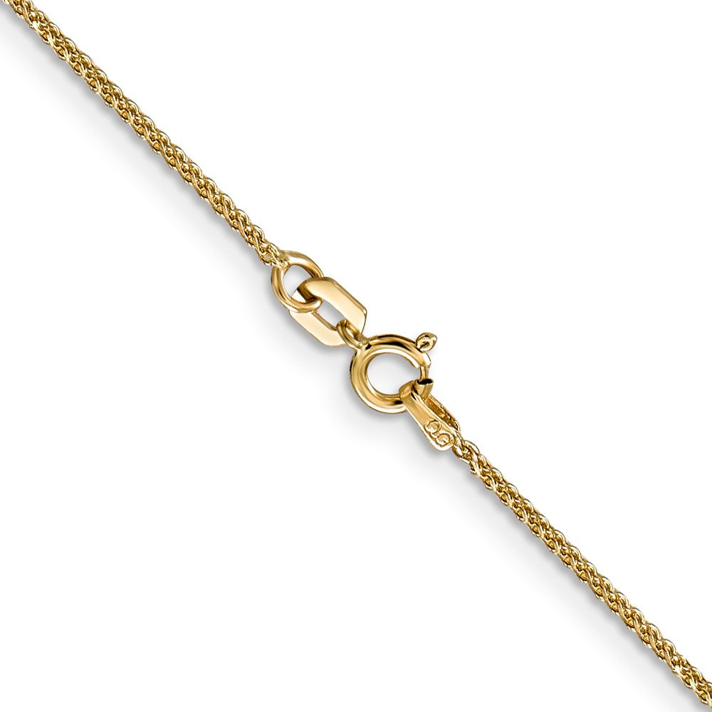 14k 1.05mm D/C Spiga with Spring Ring Clasp Chain (1.67 grams)