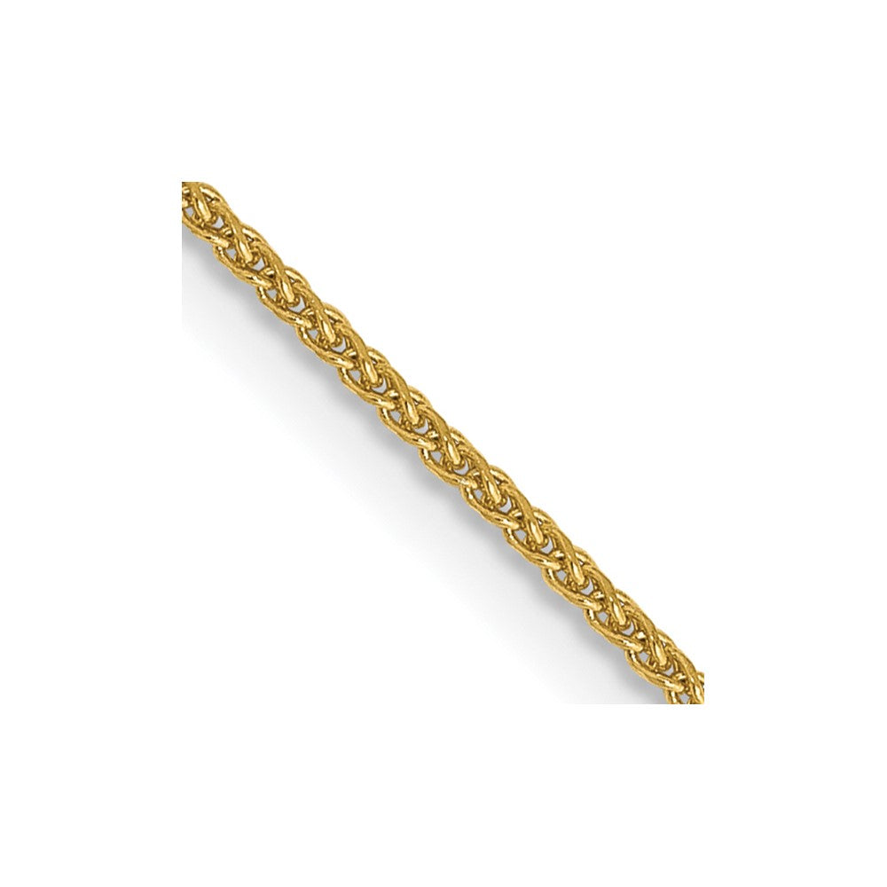 14k 1.05mm D/C Spiga with Spring Ring Clasp Chain (1.67 grams)