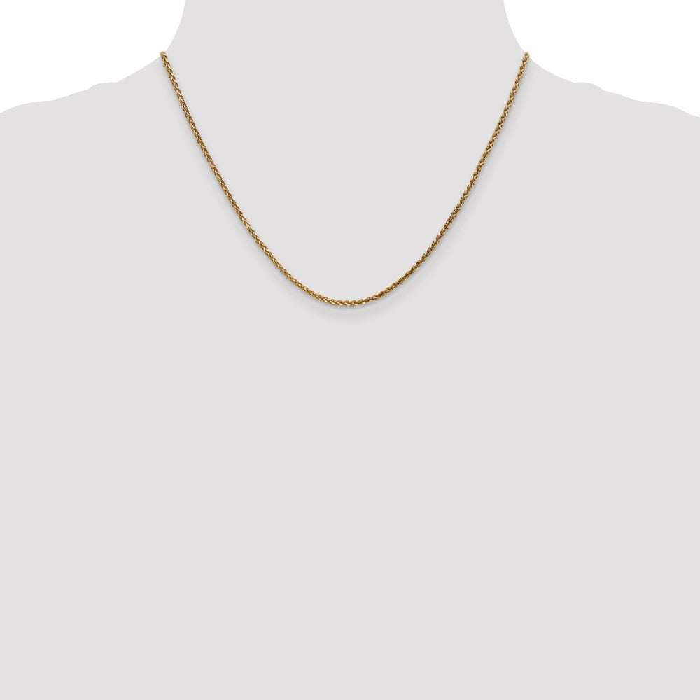 14k 2.1mm D/C Spiga Chain (6.79 grams)
