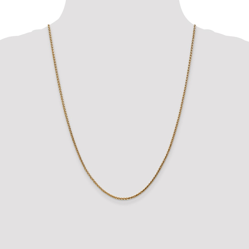 14k 2.1mm D/C Spiga Chain (6.79 grams)