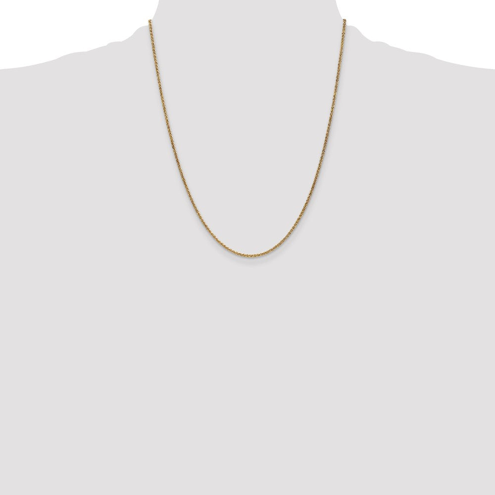 14k 1.7mm Spiga Chain (4.80 grams)