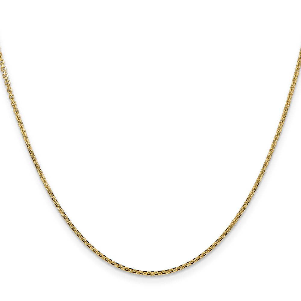 14k 1.45mm D/C Cable Chain (2.40 grams)