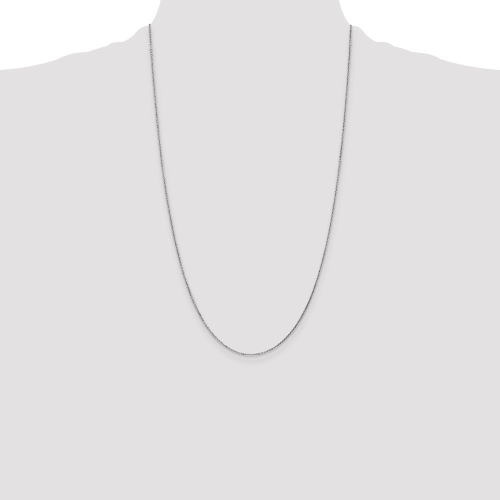 14k WG .95mm D/C Cable Chain (1.40 grams)