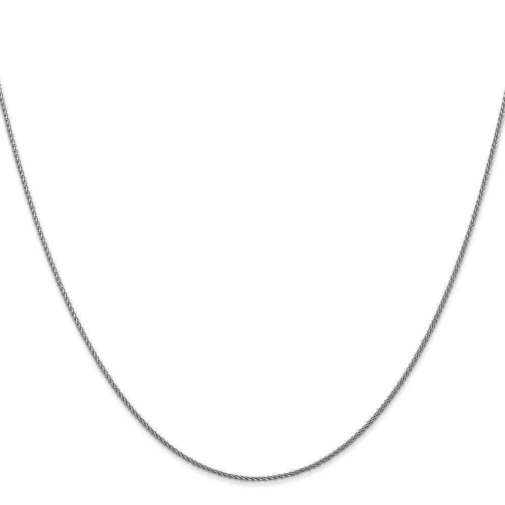 14k WG 1.05mm D/C Spiga with Lobster Clasp Chain (1.80 grams)