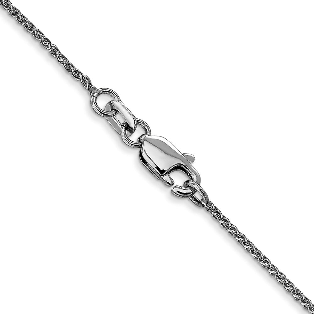 14k WG 1.05mm D/C Spiga with Lobster Clasp Chain (1.80 grams)