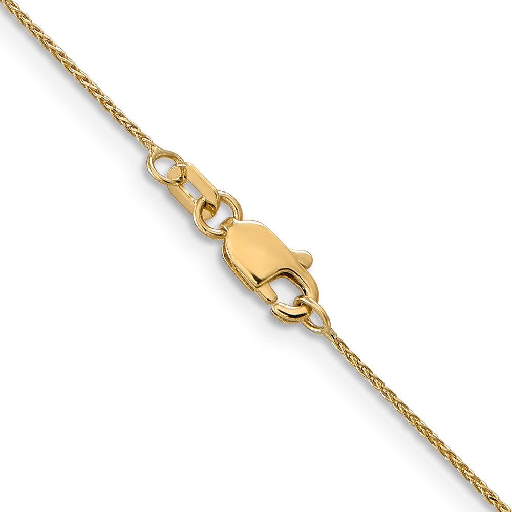 14k .85mm D/C Spiga with Lobster Clasp Chain (1.38 grams)