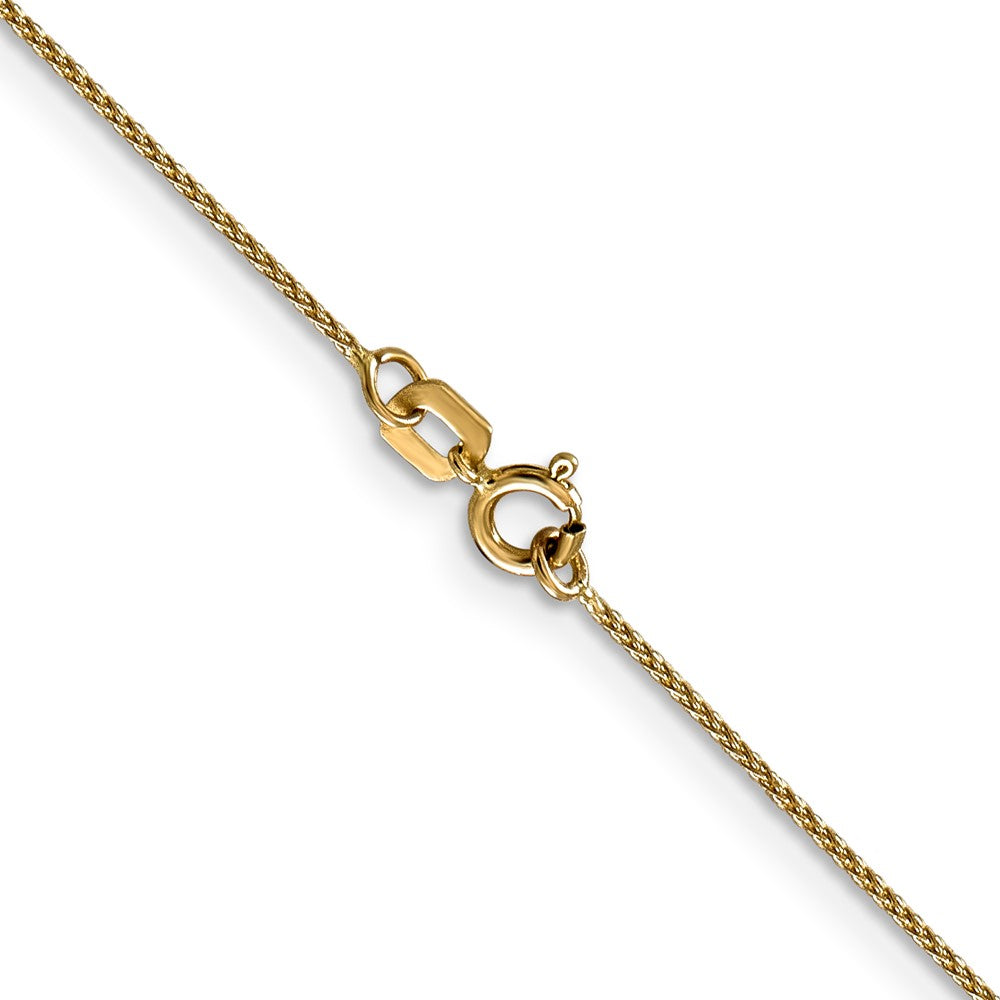 14k .85mm Diamond Cut Spiga with Spring Ring Clasp Chain (1.64 grams)