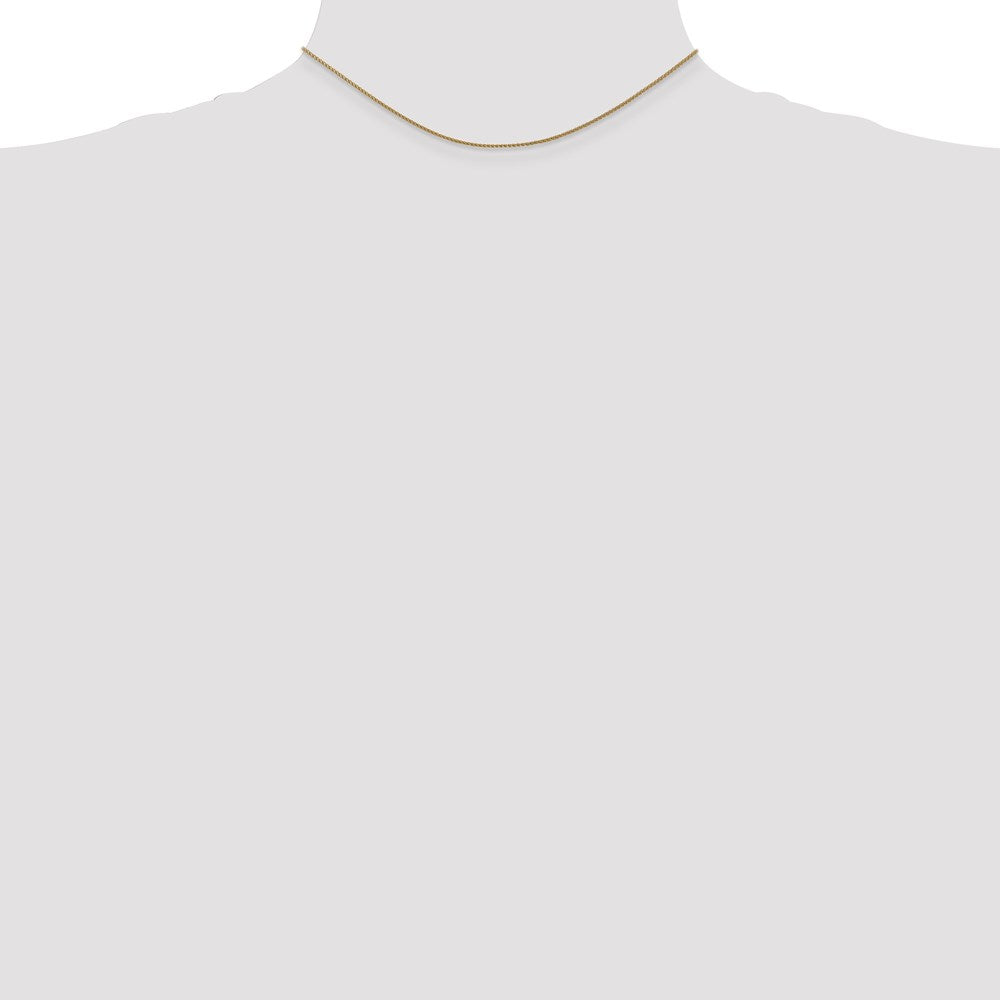 14k 1.05mm D/C Spiga with Lobster Clasp Chain (1.81 grams)