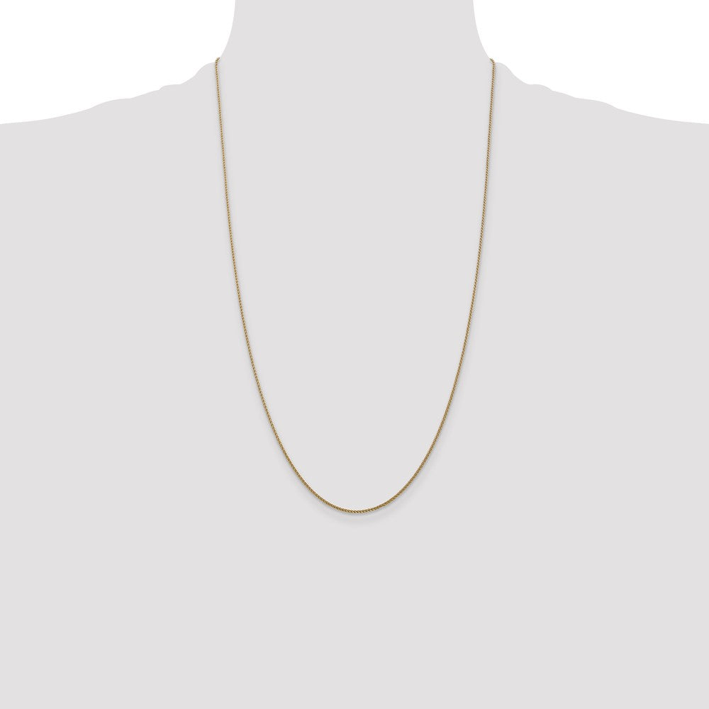 14k 1.05mm D/C Spiga with Lobster Clasp Chain (2.61 grams)