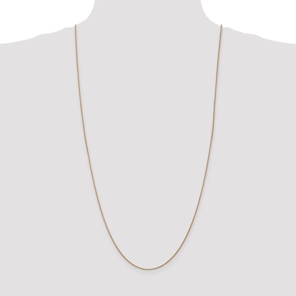 14k 1.05mm D/C Spiga with Lobster Clasp Chain (2.61 grams)