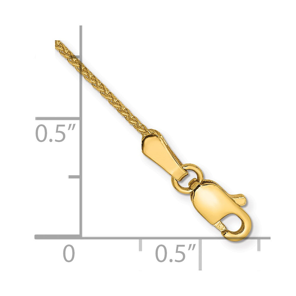 14k 1.05mm D/C Spiga with Lobster Clasp Chain Bracelet (0.90 grams)