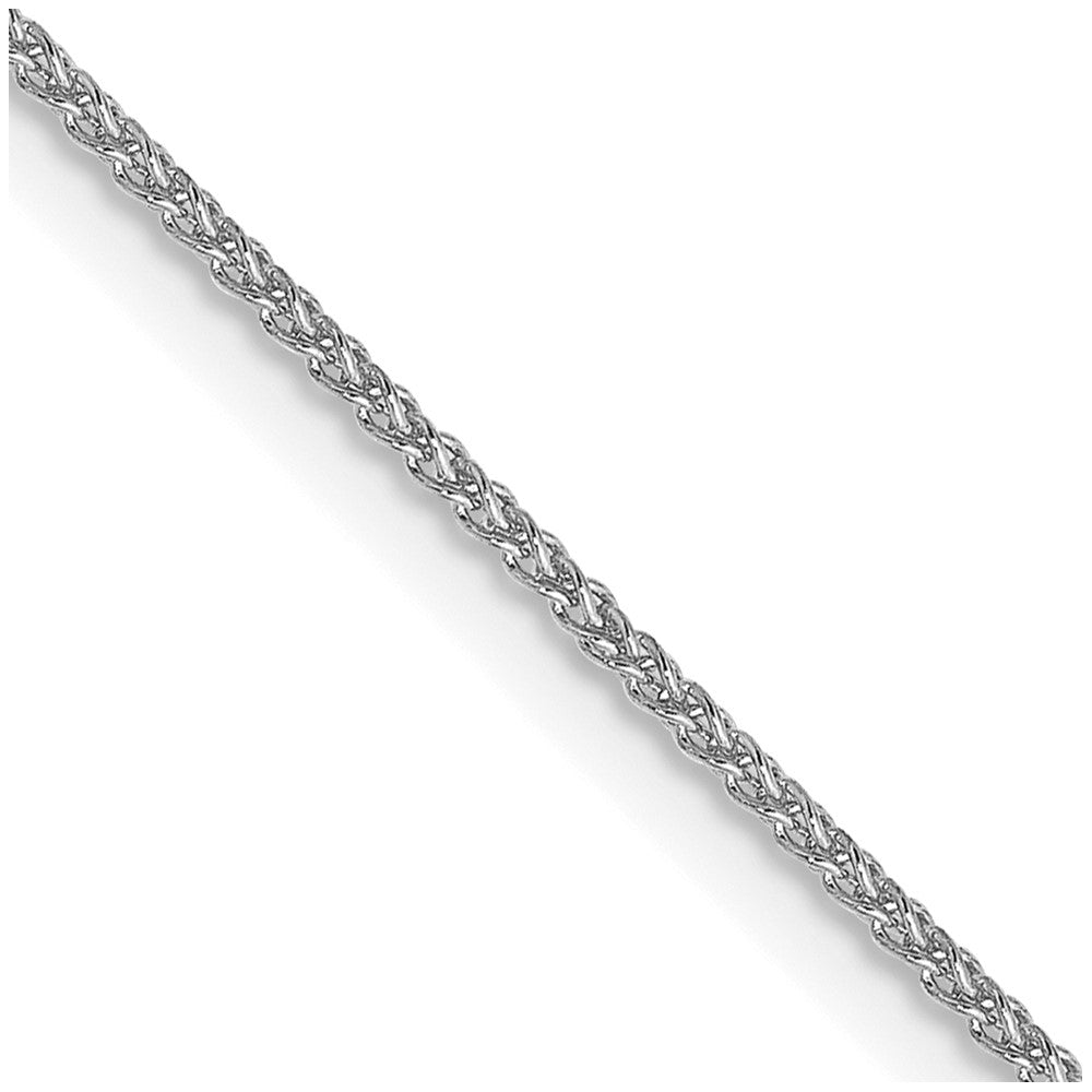 14k WG 1.05mm Spiga with Spring Ring Clasp Chain (1.78 grams)