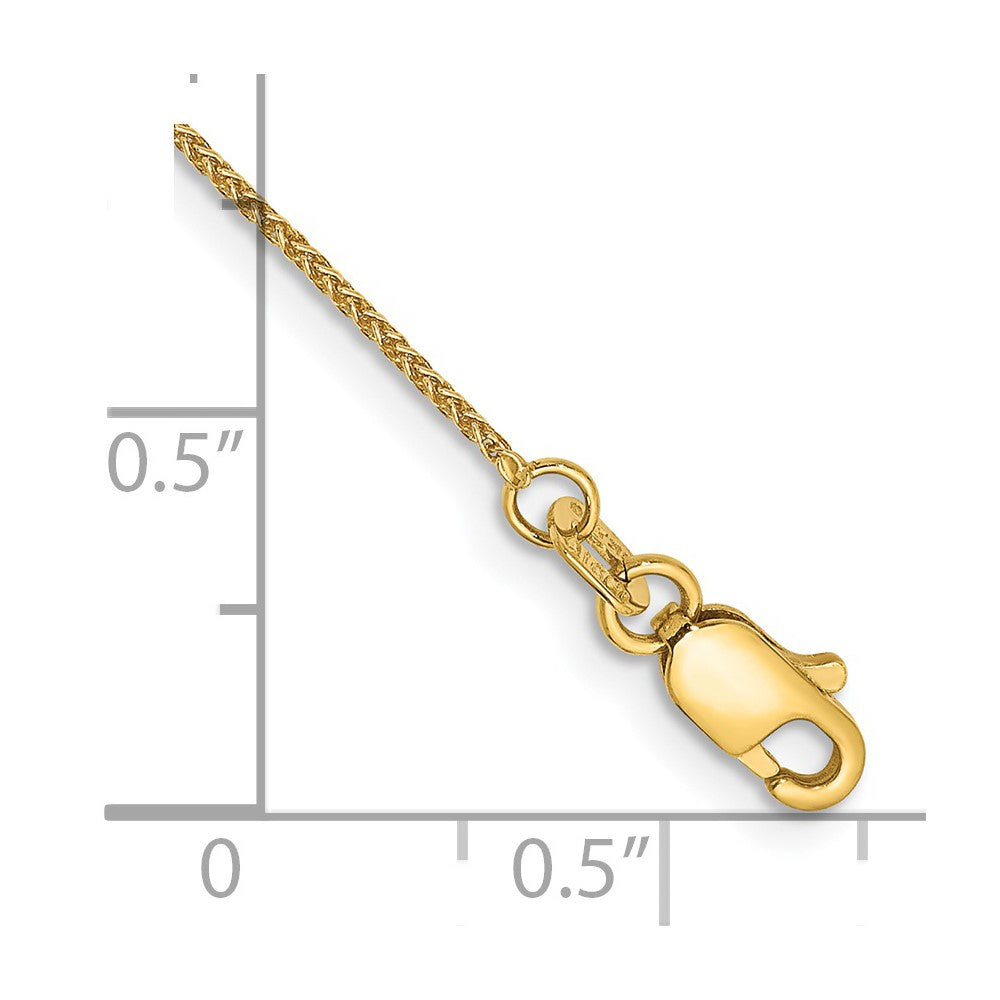 14k .85mm Spiga with Lobster Clasp Chain Bracelet (0.71 grams)